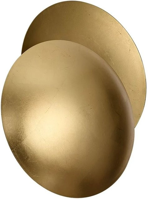 QAZQA Moderne Wandleuchte Sunrise 2-flammig in Gold aus Stahl, Höhe: 34,5 cm - Bild 1