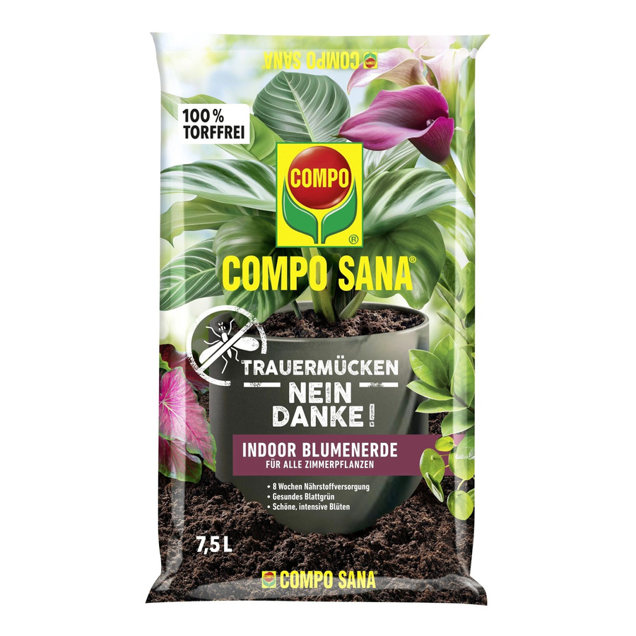 Compo Sana Indoor Blumenerde Trauermücken-Nein Danke! 7,5 l - Bild 2