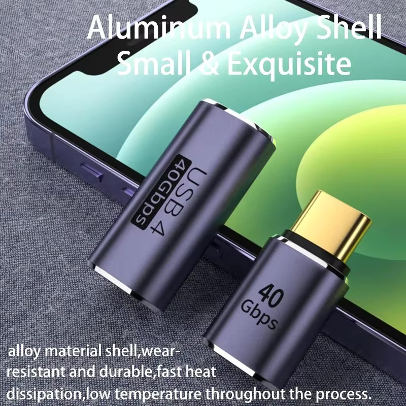 Maerknon USB-C Rechtswinkel-Adapter mit 90 Grad, 8K 60 Hz Videoübertragung, 40 Gbit/s Datenrate und PD 100 W Ladeleistung für Typ-C-Geräte - Bild 3