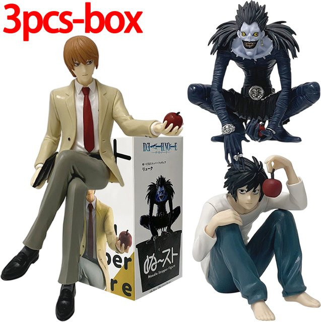 Bandai Death Note Light Yagami Noodle Stopper Preisfigur, mit Apfel, 16cm - Bild 1