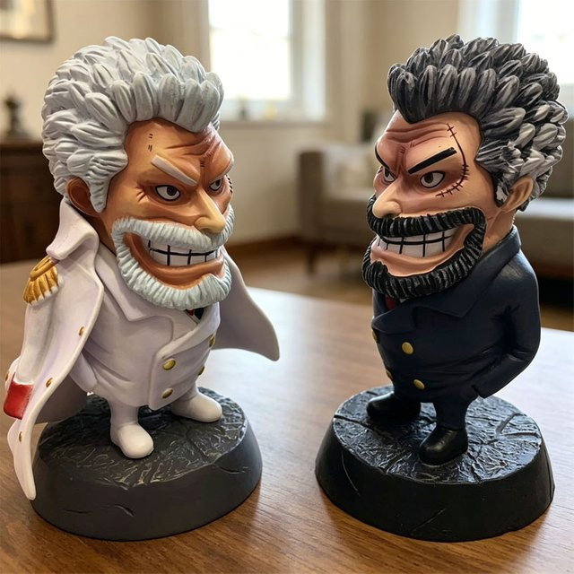 Bandai One Piece Monkey D. Garp Q-Version Actionfigur-Set, Kunststoff - Bild 1