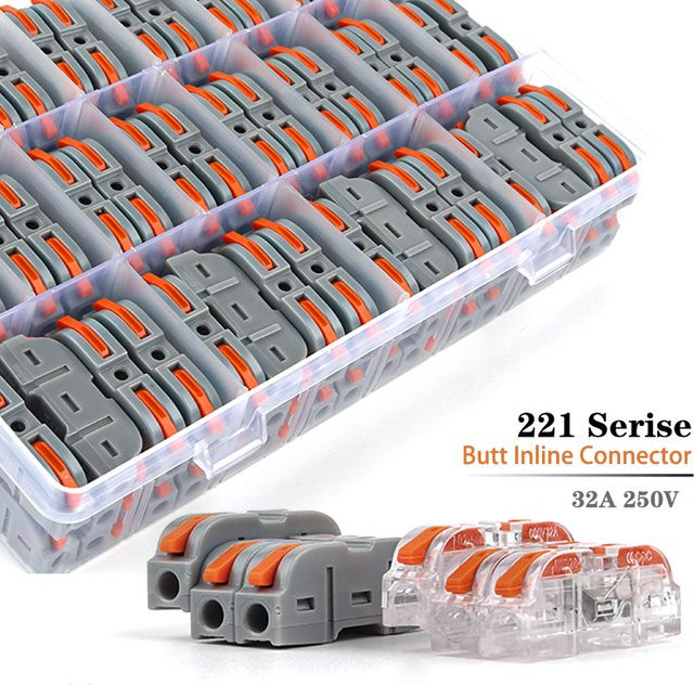 DIY GO Schnellverbinder Set mit Hebelklemmen für elektrische Steckverbinder 28-12 AWG - Bild 1