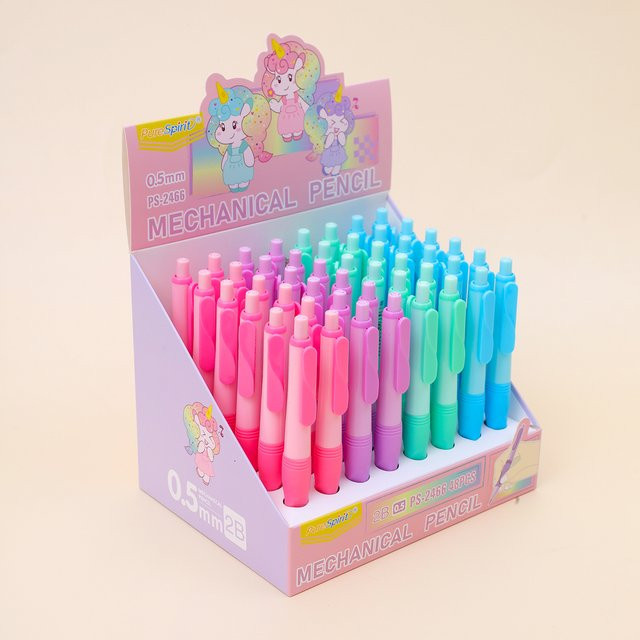 Purespirit Druckbleistift-Set mit 2B-Minen in Multicolour für Schule und Zeichnen, inklusive 0,5 mm, 0,7 mm und 2,0 mm Stärken - Bild 1