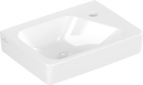 Villeroy & Boch Handwaschbecken Architectura aus Keramik, weiß, B: 36 cm, T: 26 cm, mit Überlauf und Anschluss für eine Armatur auf der linken Seite - Bild 1