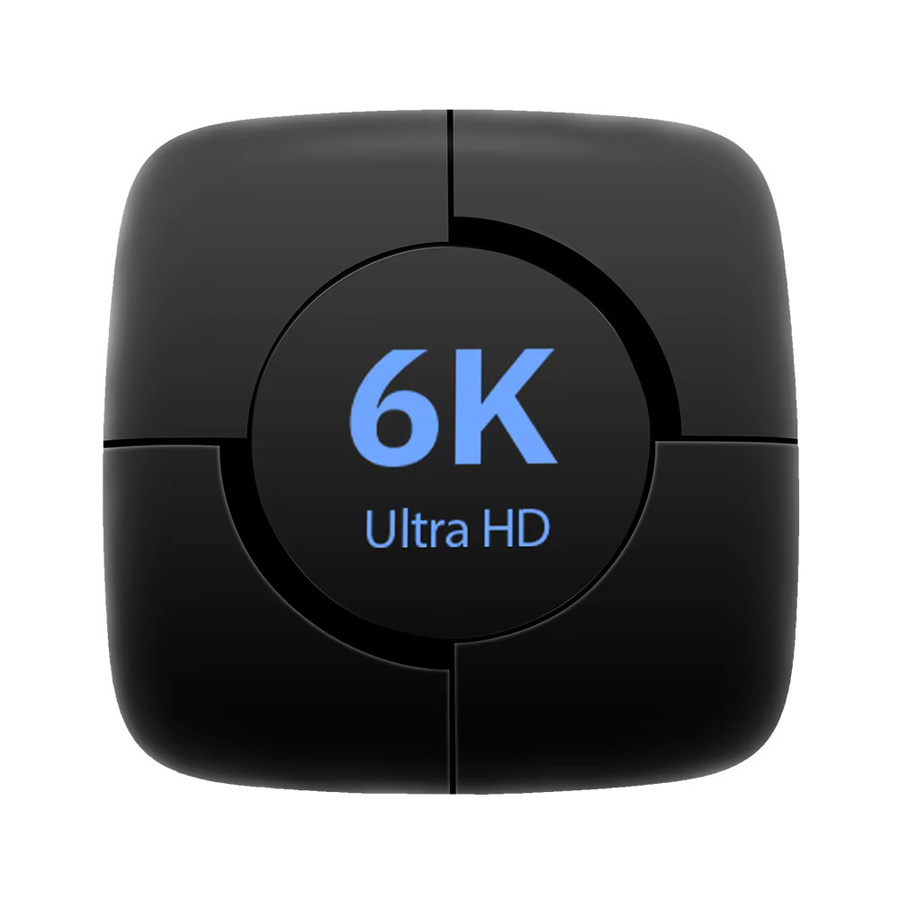 Focabo 6K Android 10.0 TV-Box Media Streamer mit 4GB RAM und 64GB ROM, Quad-Core H616, 2,4G/5G WLAN, Schwarz - Bild 4