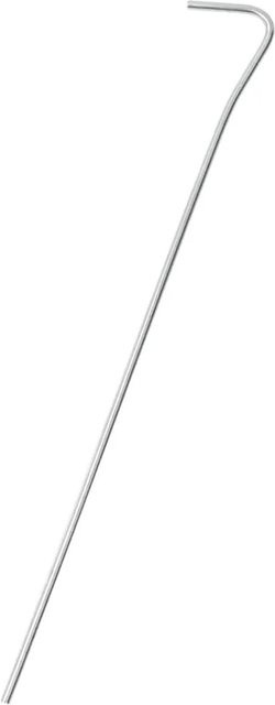 50 Stück vidaXL Zeltheringe aus verzinktem Stahl in Silber, Länge: 23 cm, Durchmesser: 3 mm - Bild 1