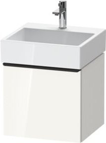 Duravit Waschtischunterschrank D-Neo, Farbe Weiß, Hochglanz, wandhängend, Breite: 48,4 cm, Tiefe: 44,2 cm - Bild 1