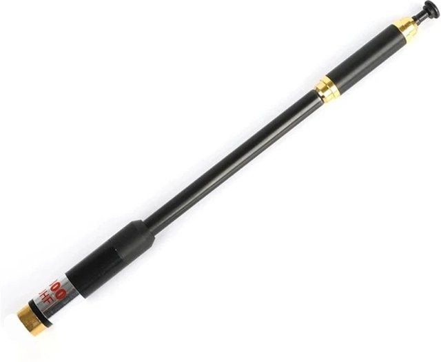 AAAE AL-800 UV Dual-Band Hochleistungs-144/430MHz Walkie-Talkie Teleskopantenne mit SMA-Stecker in Rot-Schwarz - Bild 1