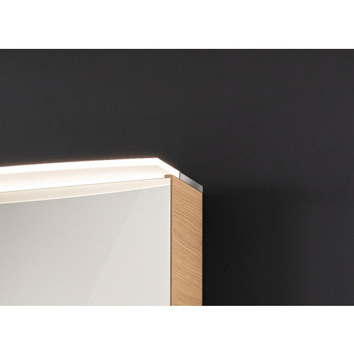 Fackelmann Spiegelschrank B.Style in Sandeiche mit LED-Beleuchtung und Softclose-Türen, B/H/T: 60 x 81,2 x 26,3 cm - Bild 4