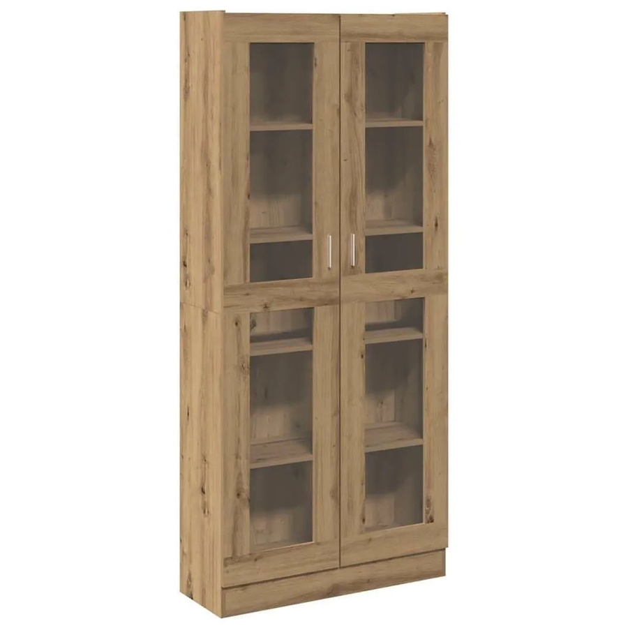 vidaXL Highboard Artisan-Eiche in Braun aus Holzwerkstoff, B/T/H: 82,5 x 30,5 x 185 cm - Bild 2
