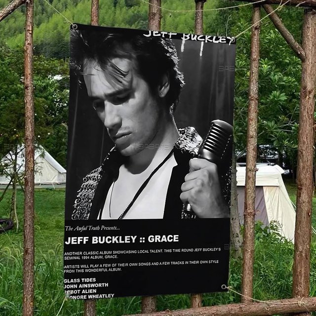 Beast Kingdom Retro Poster J-Jeff B-Buckley Sänger Banner für Outdoor Party Dekoration - Bild 1