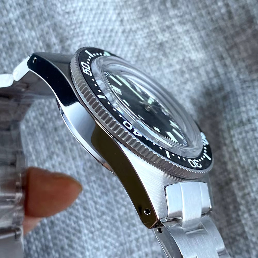 Tandorio Armbanduhr, Automatik, Edelstahl, Saphirglas, Schwarz, Herren - Bild 4
