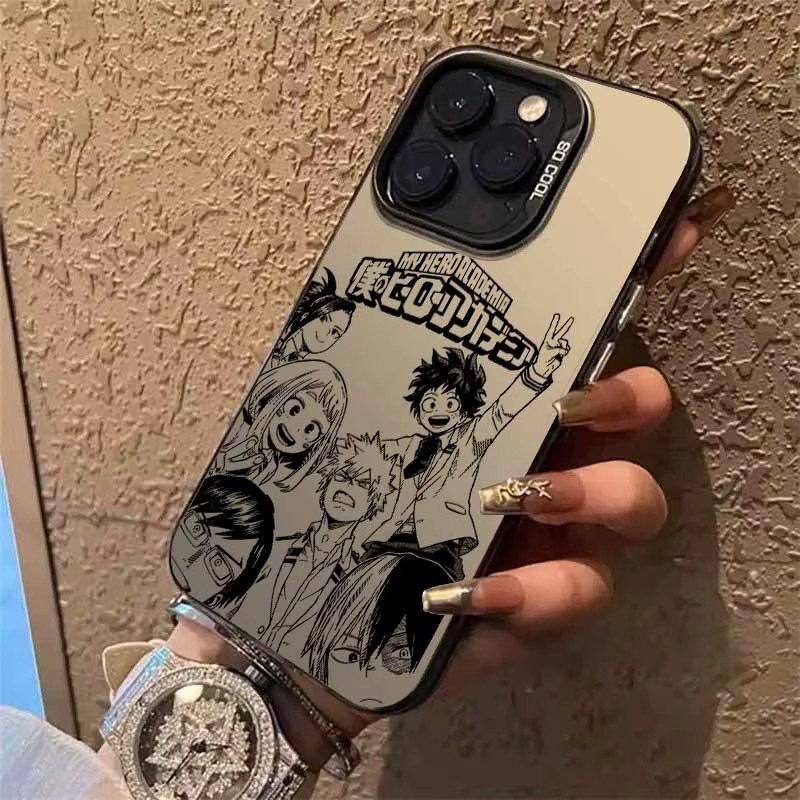 Bunte My Hero Academia Handyhülle für Apple iPhone 17 Air 16E 16 15 14 13 12 mini Pro Max Plus - Bild 3