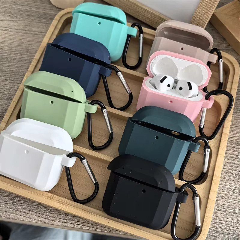 Silikon Schutzhülle für Apple AirPods 4, 3 und AirPods Pro 2 in Gelb - Bild 1