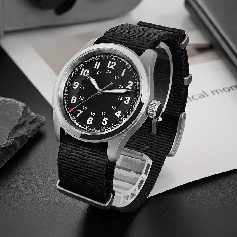 Militado Armbanduhr, Quarz, Edelstahl, Schwarz, Saphirglas, Herren - Bild 2