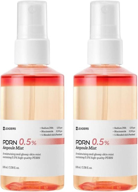 LEADERS PDRN 0,5% Ampullen-Nebel-Duo-Set, 2 x 100 ml, Gesicht - Bild 1