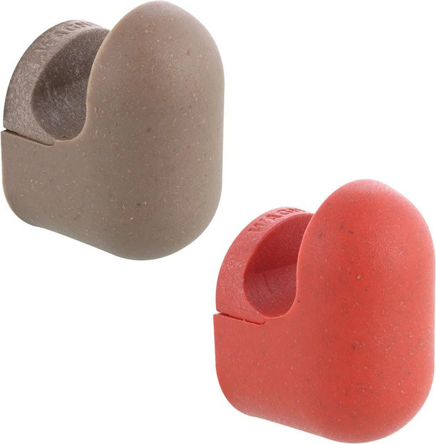 Wagner Wandhaken Set Pill in Taupe-Korallenrot, 4 Stück - Bild 1