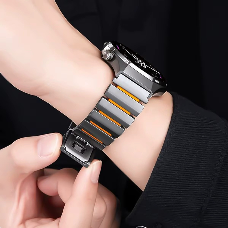 CHIICSMART Uhrenarmband Edelstahl, Silber, Unisex, 20/22mm - Bild 4