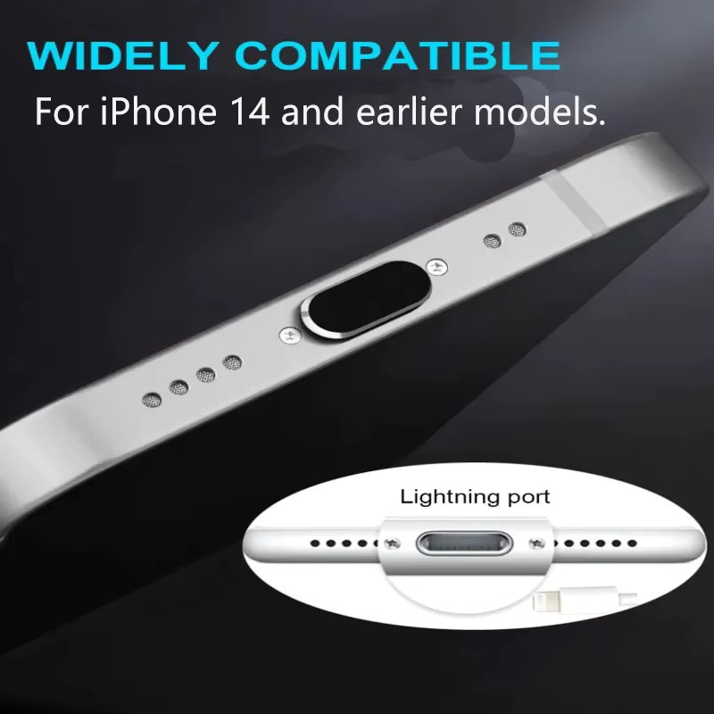 64-teiliges Staubschutz-Set für Apple iPhone und Lightning-Anschluss zur Abdeckung von Ladeport und Lautsprechern - Bild 5