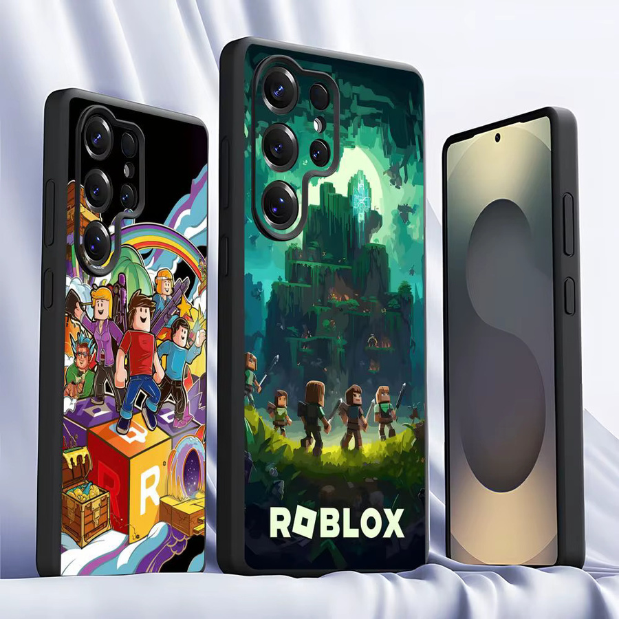 Game R-Roblox Handyhülle für Samsung Galaxy S20 S21 S22 S23 S24 FE Plus Ultra in Schwarz und Multicolour aus weichem TPU - Bild 3