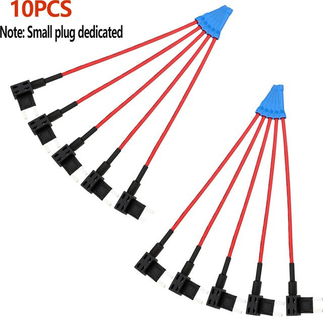Auto-Adapter Add-a-Circuit Flachsicherungshalter und Mikrosicherungshalter Set, 5 oder 10 Stück - Bild 1