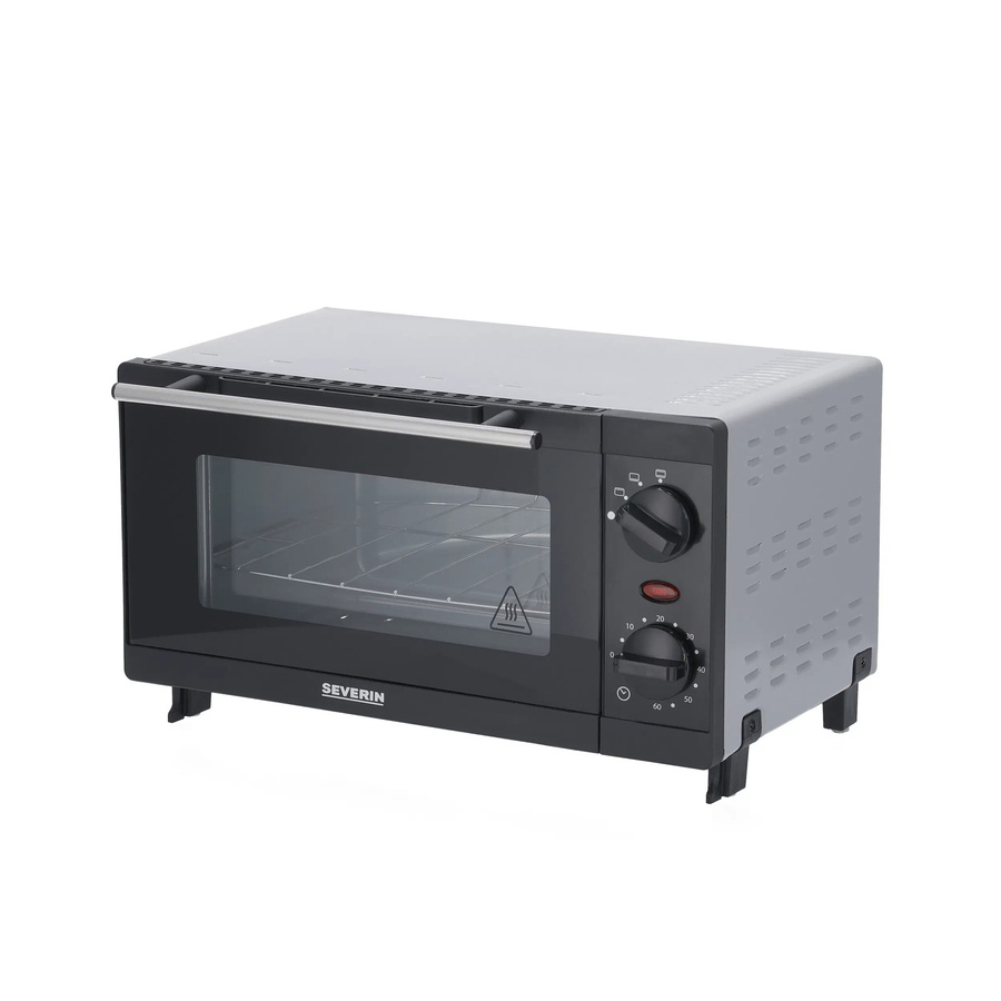 Severin Mini Back- und Toastofen in Silber mit Timer und Ober- und Unterhitze - Bild 1