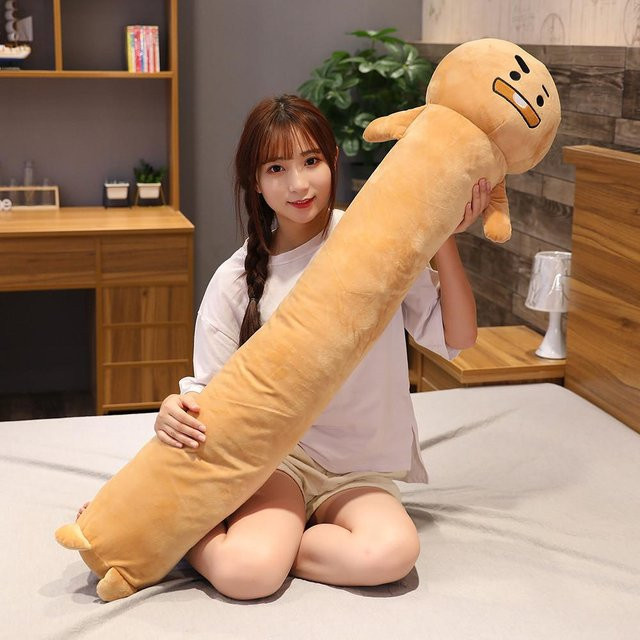 BT21 Kpop Umarmungs-Schlafkissen von Kpop king, weiche Kuschelpuppe aus Plüsch, braun, Länge: 130 cm - Bild 1