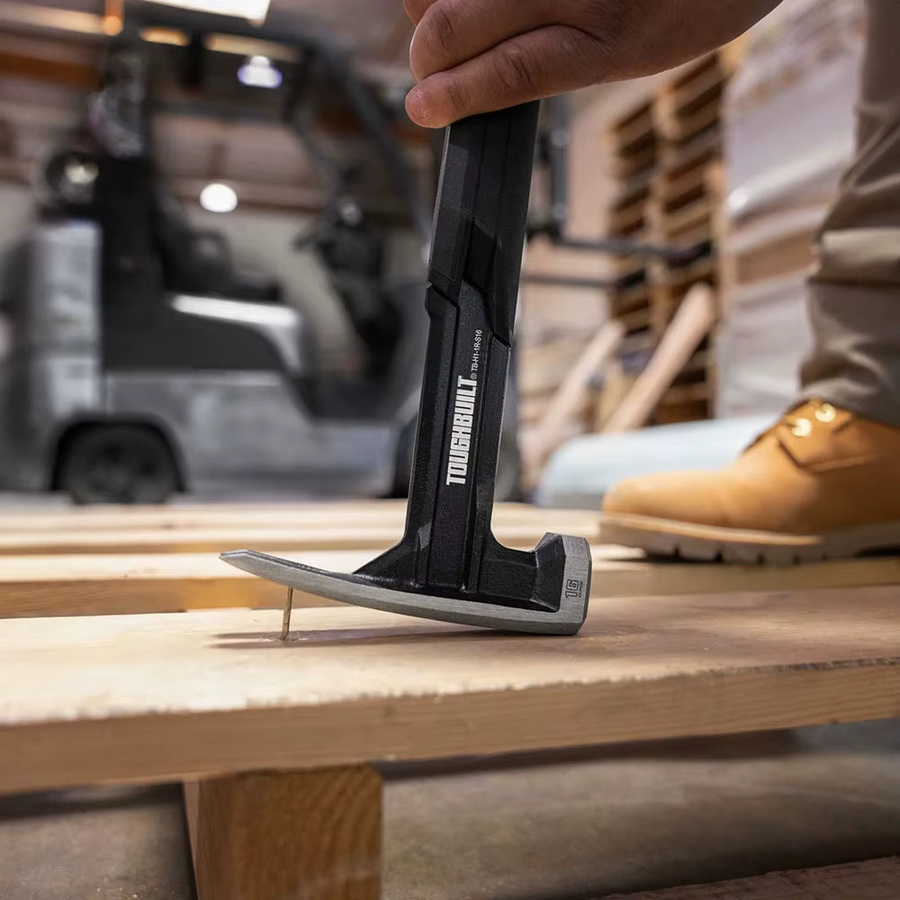 Toughbuilt Stahl-Rip-Hammer Klauenhammer mit glattem Gesicht und rutschfestem Kunststoffgriff TB-H1-1R-S16 - Bild 4