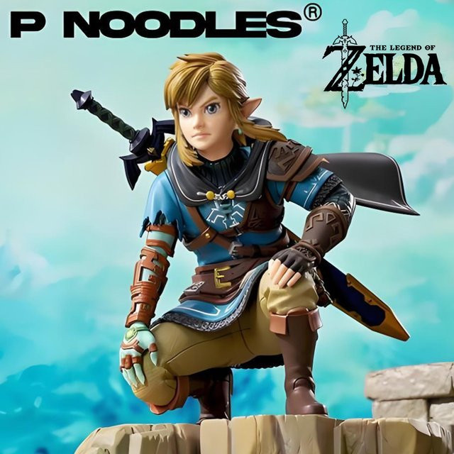 Bandai The Legend of Zelda Link, PVC-Spielmodell, Einzelfigur, 12 cm - Bild 1