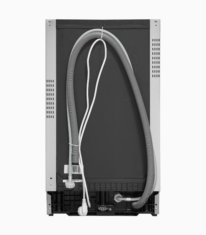 Exquisit EGSP51009-EB-030E Geschirrspüler in Silber, Einbaugerät aus Edelstahl mit Aquastop und Schnellprogramm - Bild 2