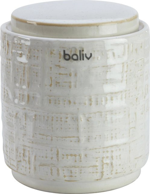 baliv Cosy Wave Trend Keramikdose in Beige - Bild 1