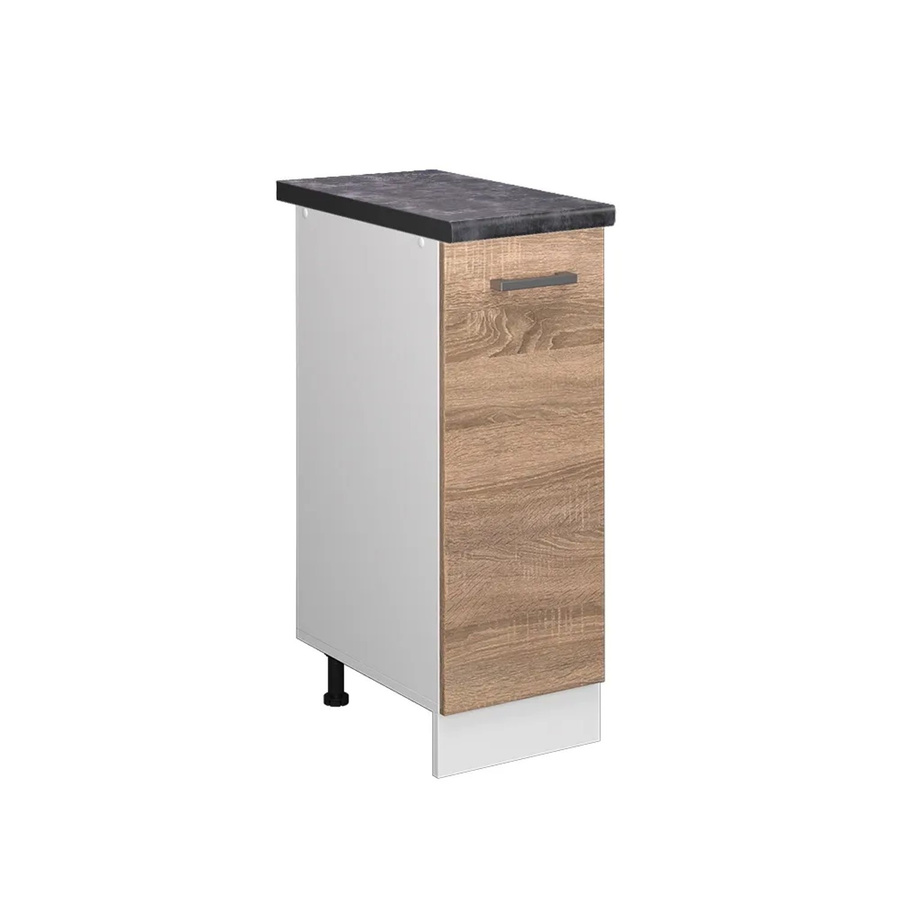 Vicco Apothekerschrank R-Line Medizinschrank für die Küche, Sonoma/Weiß/Anthrazit, B/T/H: 30,0 x 20,63 x 81,6 cm - Bild 2