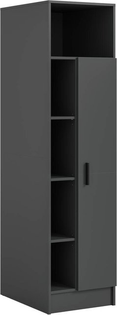Mehrzweckschrank Free von xonox.home in Anthrazit mit mattem Finish, B/H/T: 50 x 195 x 68 cm - Bild 1