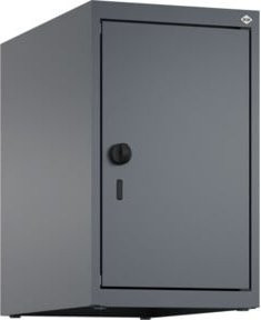 C+P Aufsatzschrank 7016/7016 aus Stahl mit Sicherheits-Drehriegel und 1 Abteil in Anthrazit und Grau, B/T/H: 50 x 30 x 50 cm - Bild 1