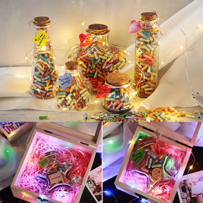 50 Stück Liebesbotschaft-Kapseln in Mehrfarbig für Hochzeiten, Partys und Valentinstag als Gastgeschenke oder Spiel-Requisiten - Bild 2
