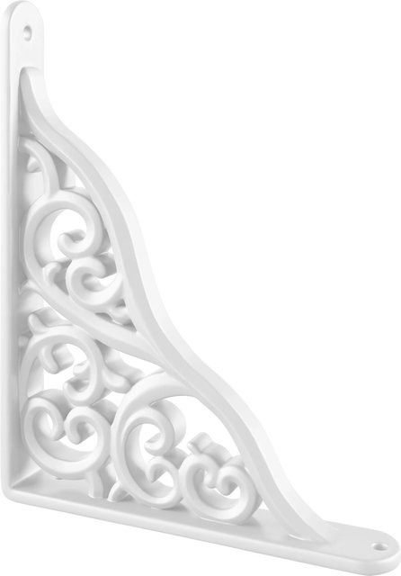 OBI Konsole Baroque Weiß Matt B: 20 cm, H: 18 cm - Bild 1