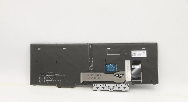 Lenovo Transimage Ersatztastatur für ThinkPad L15 Gen 1 20U7 und 20U8, hinterleuchtet, Deutsch QWERTZ, Schwarz - Bild 1