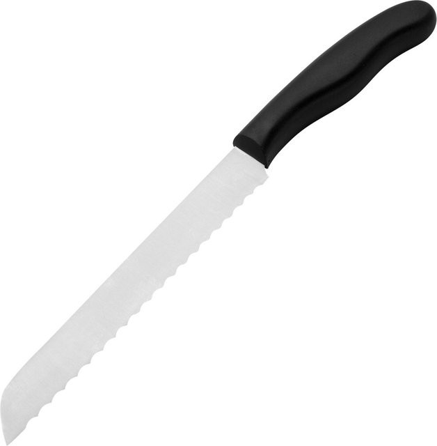 Nirosta Brotmesser Fit mit 18 cm Klinge in Schwarz - Bild 1