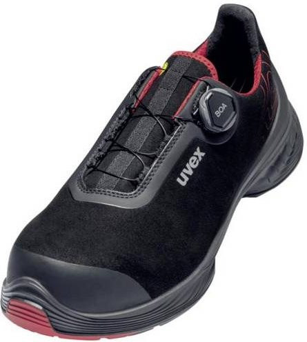 Uvex 1 G2 ESD Sicherheitsstiefel S3 mit BOA Fit System in Rot-Schwarz, Größe 50 - Bild 1