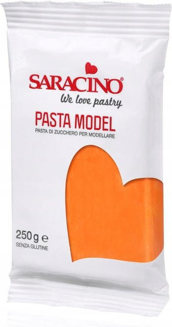 Saracino Orange Knete glutenfrei 250 g - Bild 1