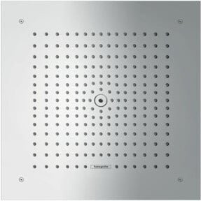 Hansgrohe Raindance E EcoSmart Kopfbrause in Chrom, quadratisch, B/B/H: 40 x 40 x 4 cm - Bild 1