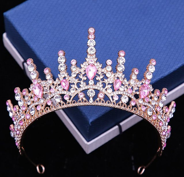 Brautkrone, Strass-Kristallkrone - Bild 1