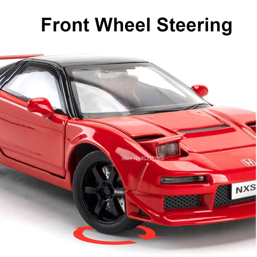 RMZ city NSX Lancer Evolution IX Sportwagen Modell, 1:32, Metall, Türen geöffnet, Stoßdämpfung - Bild 2