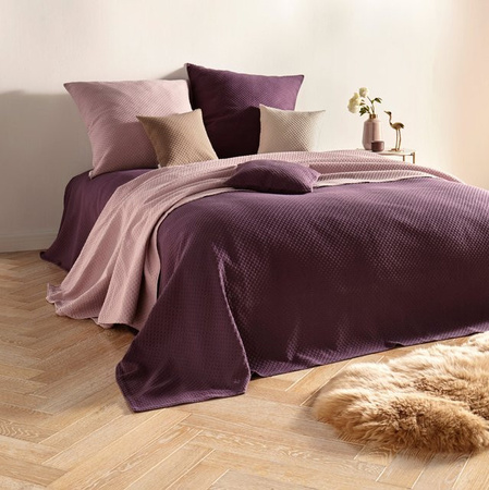 Kissenhülle Pereira da Cunha aus 100% Baumwolle mit Waffelmuster in Purple, B/B/H: 40 x 40 x 40 cm