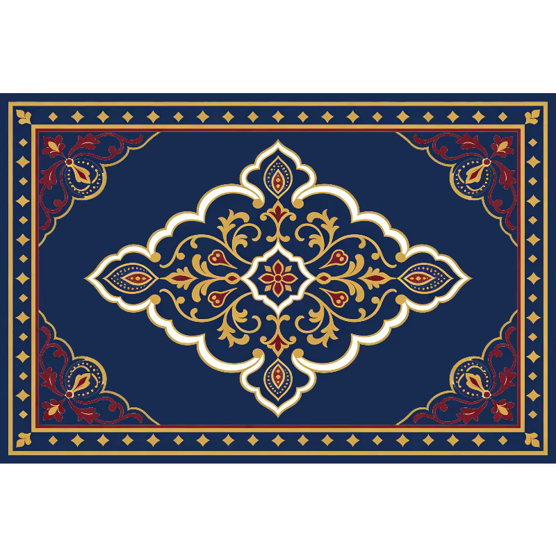 RAKKS Orient Teppich im neoklassischen europäischen Design, rechteckig, allergikerfreundlich, verschleißfest und pflegeleicht für dein Schlafzimmer - Bild 3