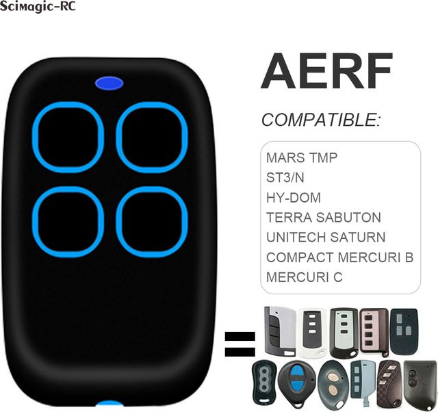 Multifrequenz-Klon Scimagic-RC für AERF TERRA MARS ST3/N TMP-1 TMP-2 SABUTON HY-DOM UNITECH COMPACT MERCURI B MERC 280 bis 868 MHz und 433,92 MHz - Bild 1