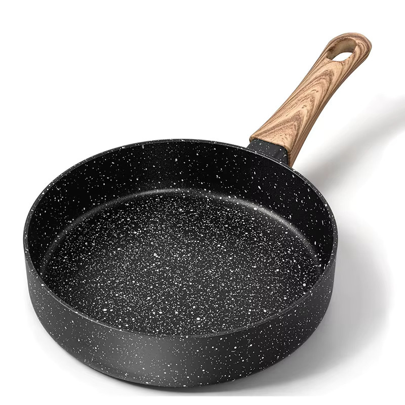 MICHELANGELO Mini-Eierpfanne mit Antihaftbeschichtung und Holzgriff, Schwarz, 15,24 cm - Bild 6