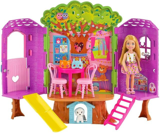 Mattel Barbie Chelsea Baumhaus Spielset, inkl. Puppe und Zubehör - Bild 1
