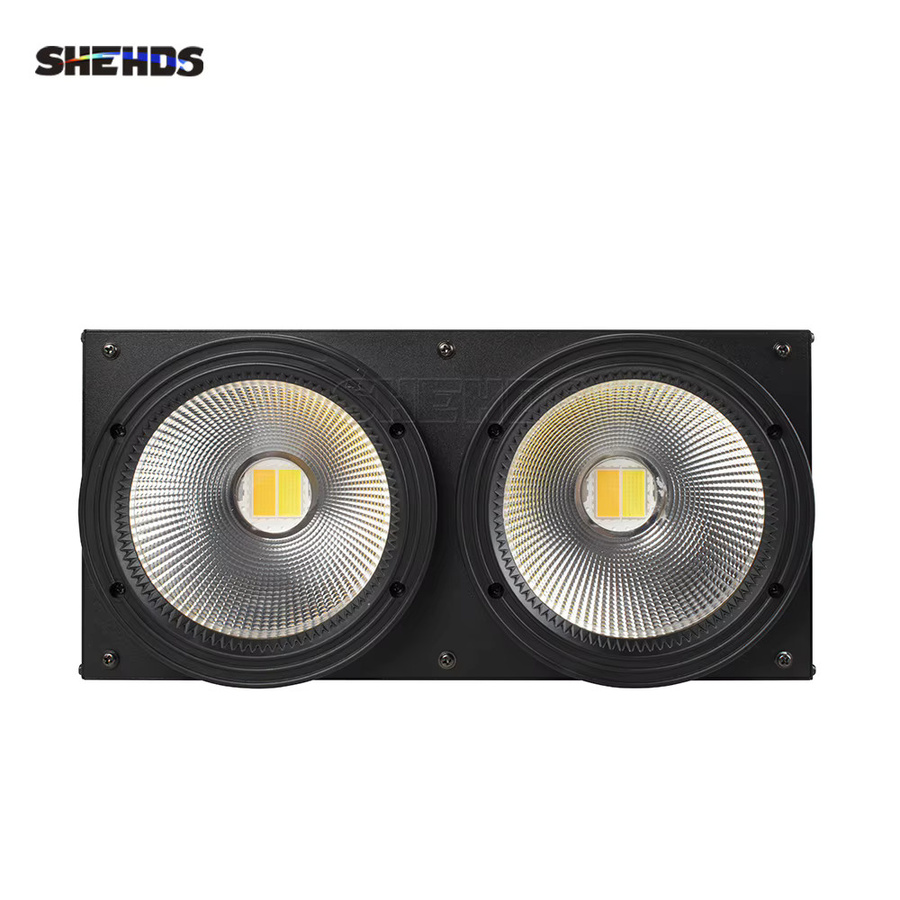 SHEHDS 200W COB LED Blinder-Licht DMX Bühnenbeleuchtung für Theater und Konzerte in Schwarz - Bild 2