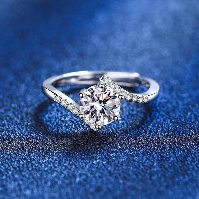 Allbestart Ring 925 Silber, Zirkonia, Damen - Bild 1